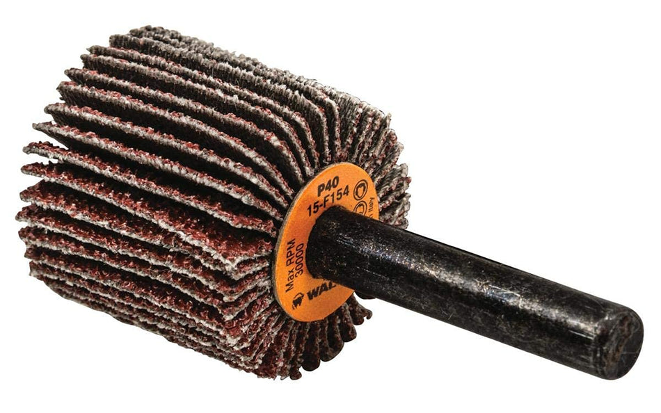 15F054 COOLCUT Abrasive Flap Wheel - [Pack of 10] 40 Grit Finishing Wheel
