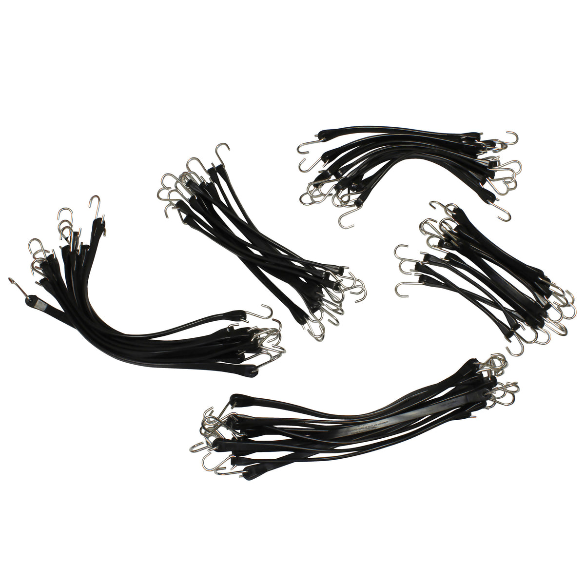 EDPM Assorted Bungee Cords with Hooks, 50pk – Heavy Duty Bungee Cords