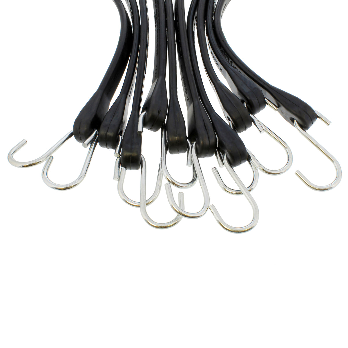 EDPM Assorted Bungee Cords with Hooks, 50pk – Heavy Duty Bungee Cords