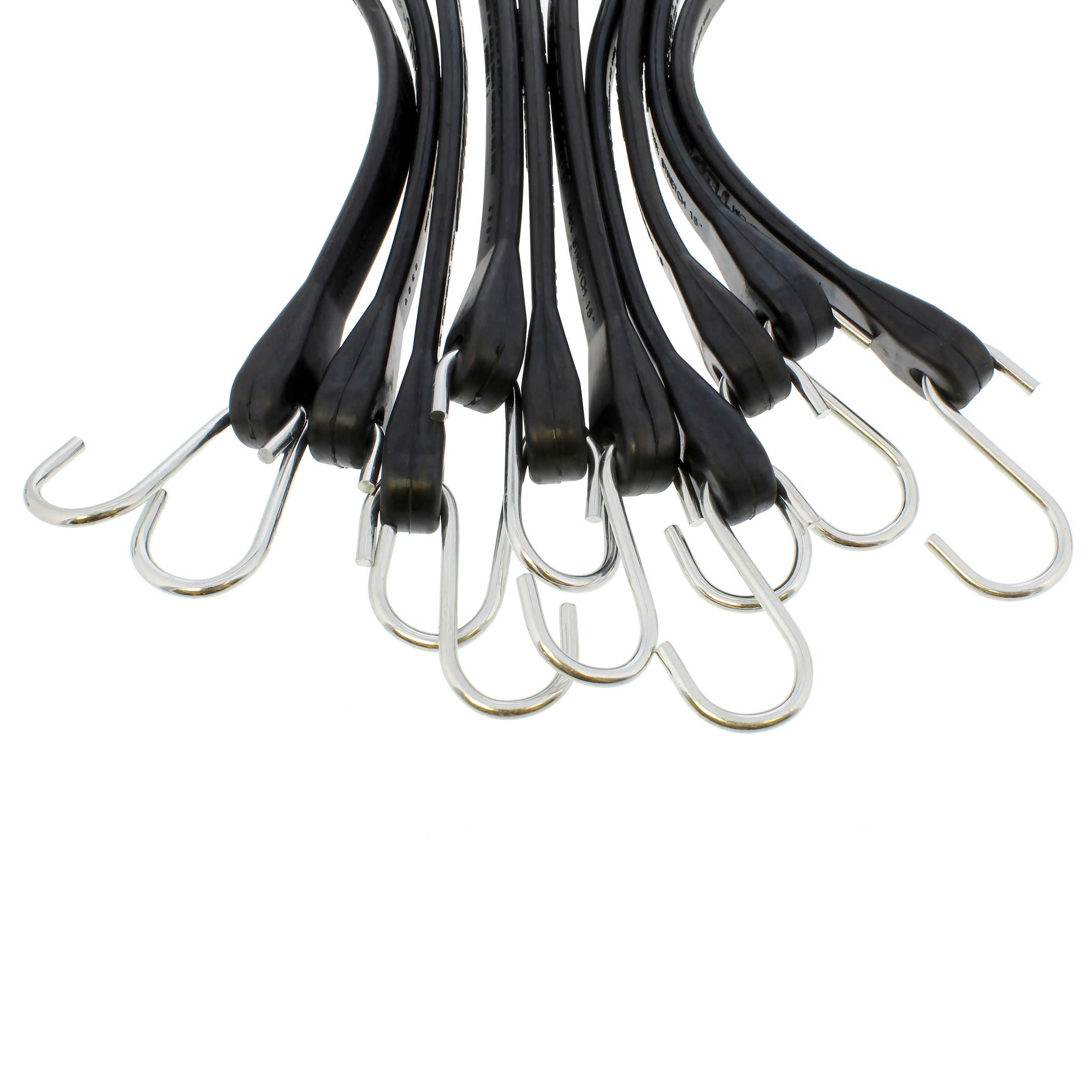 EDPM Assorted Bungee Cords with Hooks, 50pk – Heavy Duty Bungee Cords