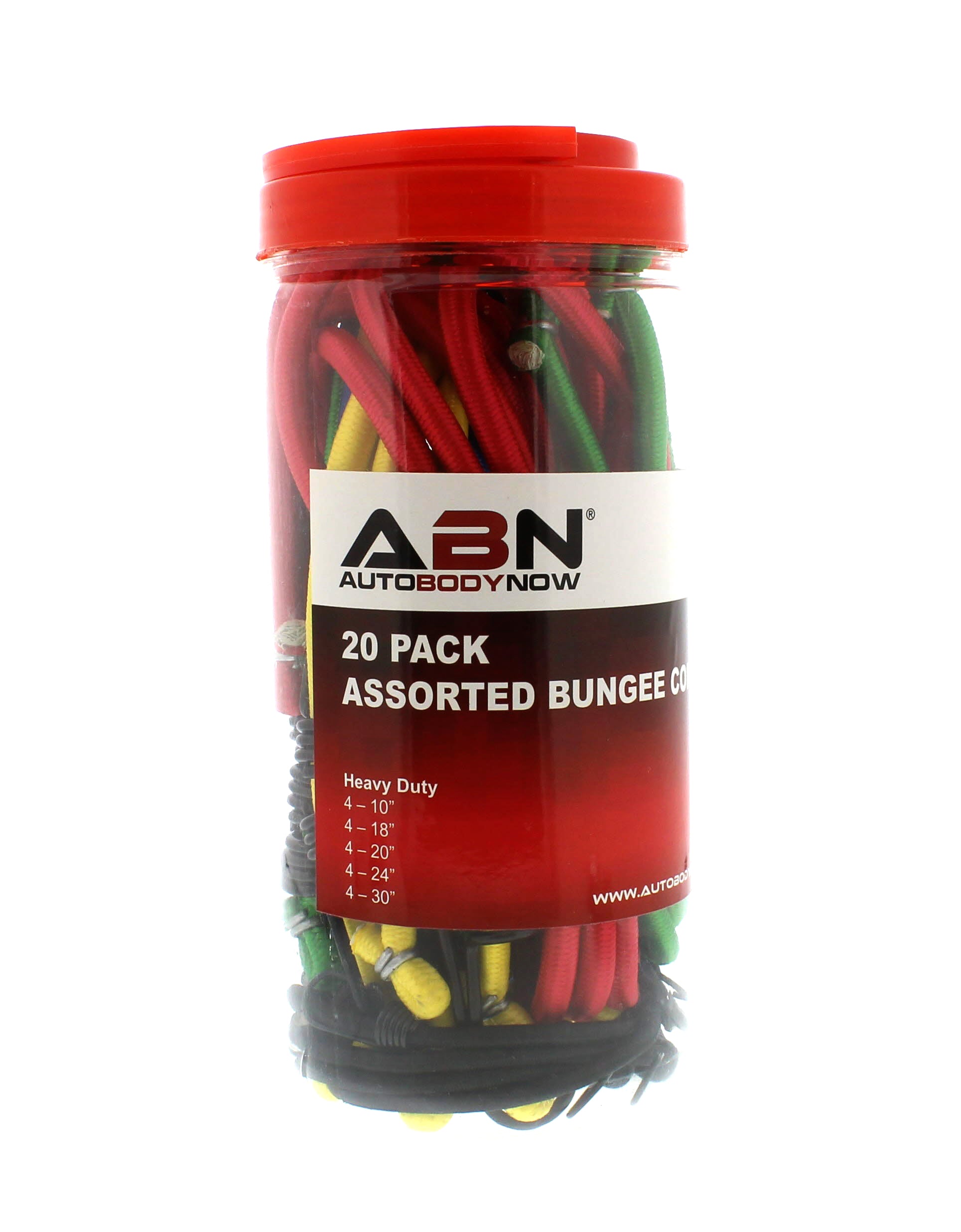 Bungee Cords 20pk Strong 5 Size Assorted Small Bungee Cords With Hooks