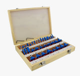 1/4in Tungsten Carbide Router Bits for Woodworking 45pc Router Bit Set