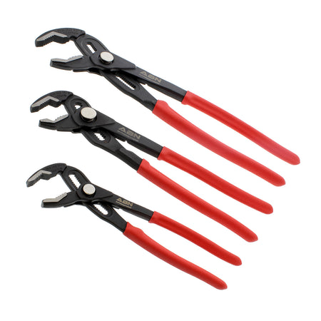 Water Pump Pliers Set - 3pc Adjustable Pliers Slip Joint Pliers Set