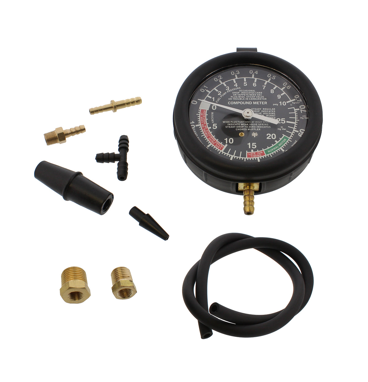 Carburetor Vacuum and Fuel Pump Pressure Tester Gauge Test Kit