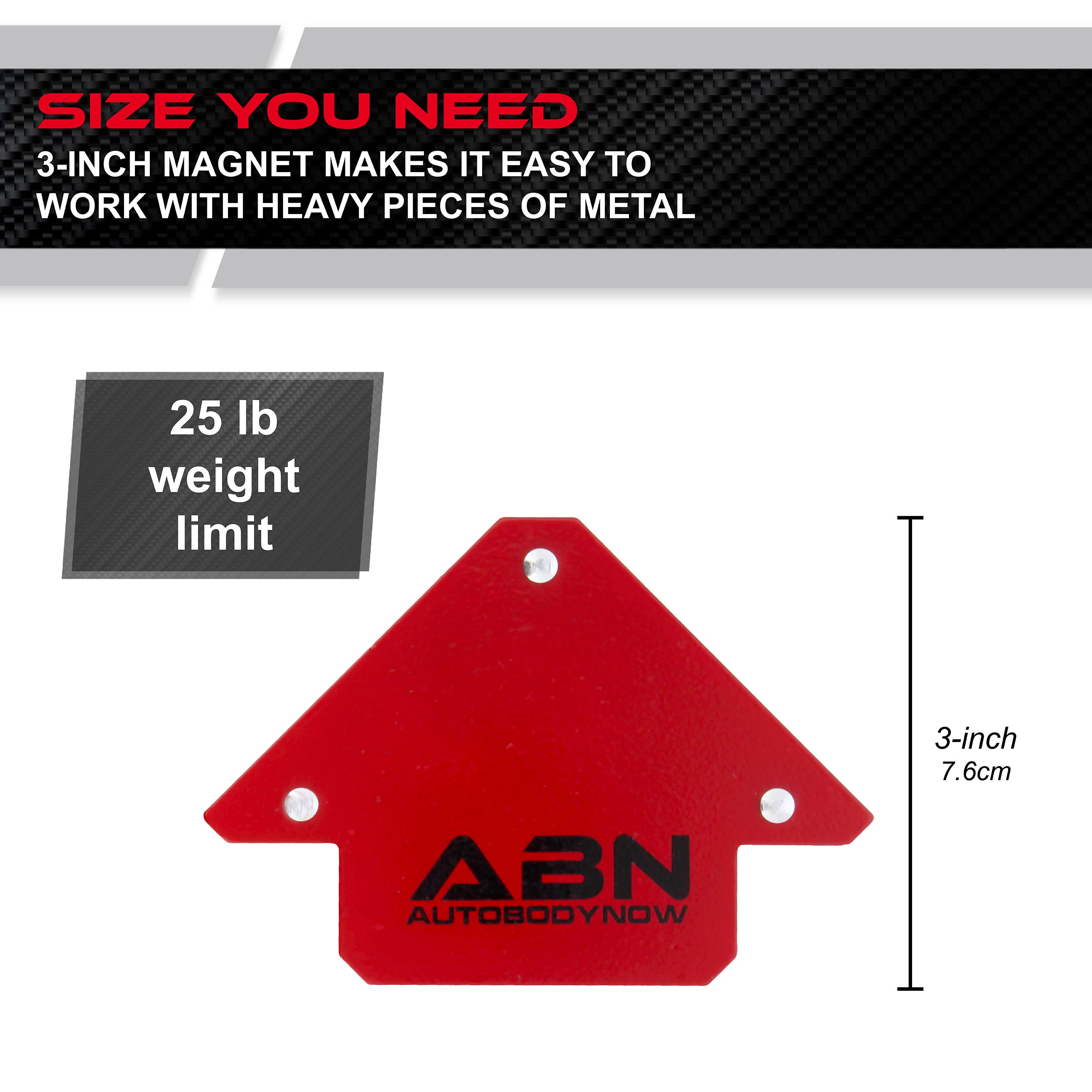 Arrow Welding Magnet - 25lb Positioning Square Welding Clamp