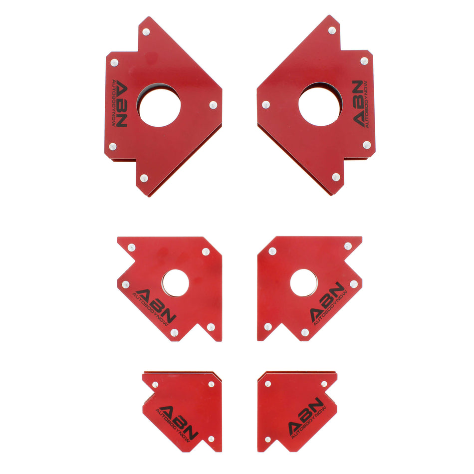 Arrow Welding Magnet - 6pk Positioning Welding Clamps 25lb 50lb 75lb