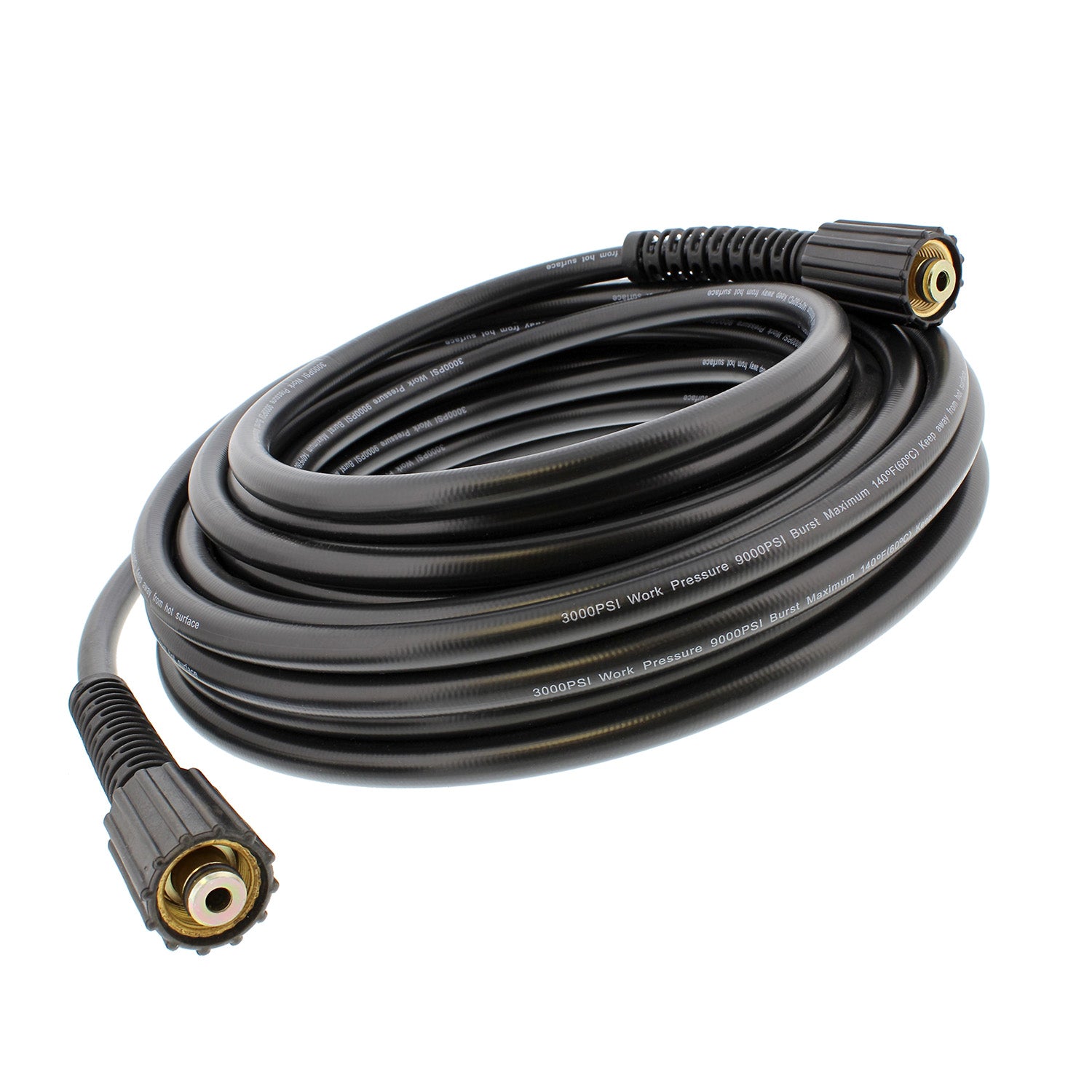 Pressure Washer Hose 50 FT - 3000 PSI Power Washer Hose, M22 Fittings