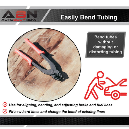 Tubing Bender Brake Line Bending Tool 3/16in 1/4in Pipe Bender Pliers