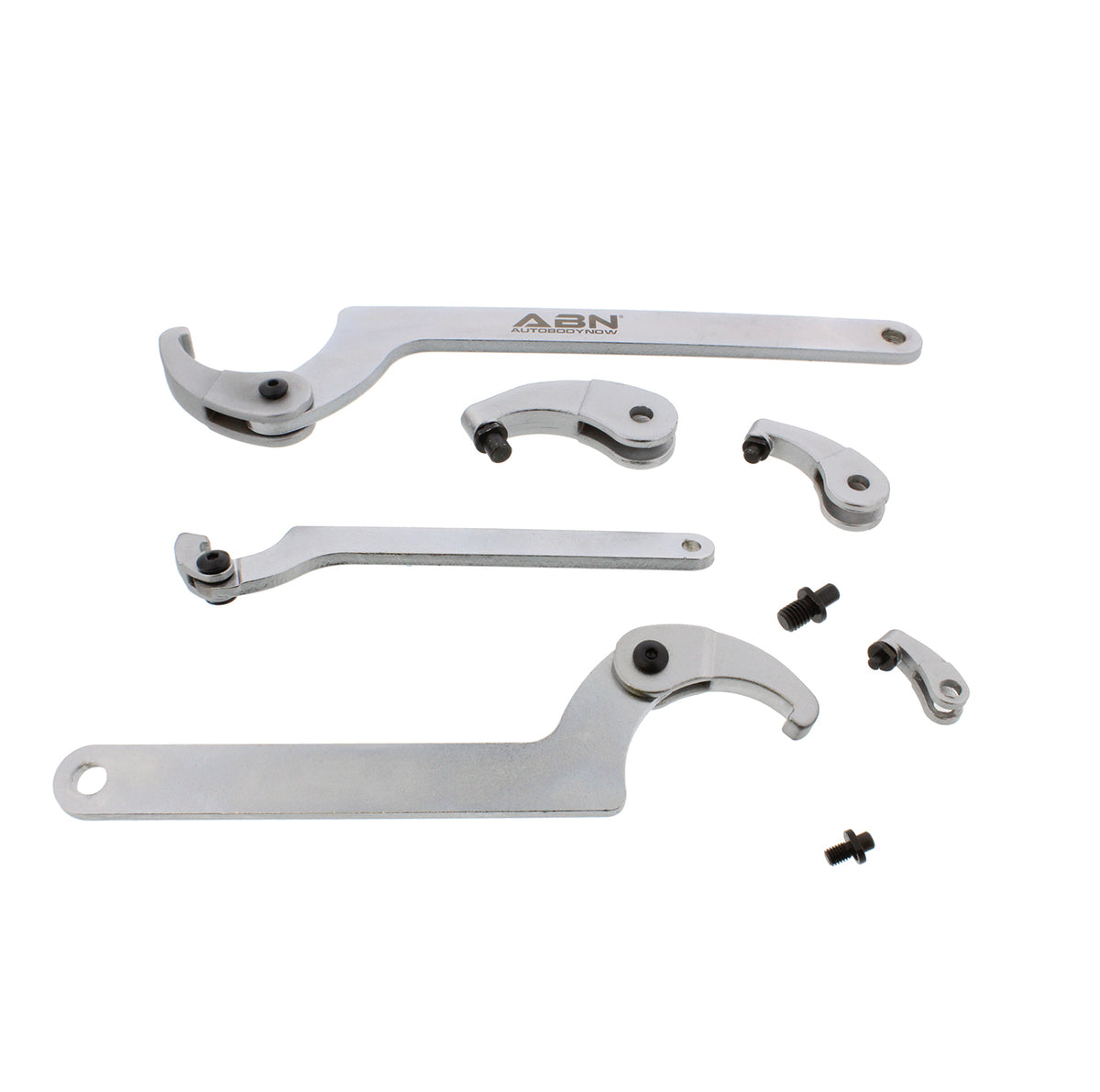 Adjustable Hook & Pin Wrench Spanner Tool Bicycle Bike Nut Set