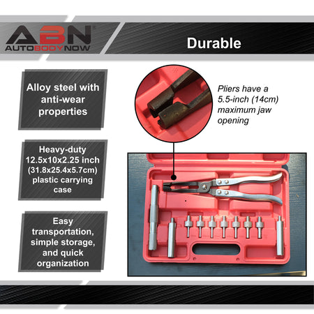 Valve Stem Seal Remover & Installer 11-Piece Tool Kit w/ Carrying Case