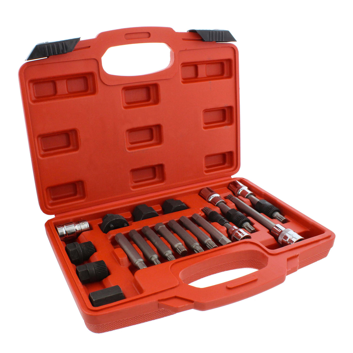 Alternator Pulley Decoupler 18pc Socket Set – Pulley Removal Tool Kit