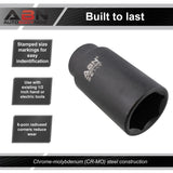 1/2 Inch Drive 1-1/4 Inch Socket - Deep Impact SAE Sockets 6pt 1-Pack