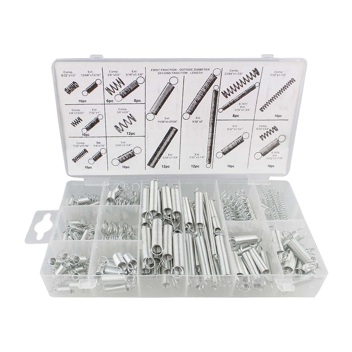 Compression & Extension Steel Wire Spring Assortment Set Springs Kit