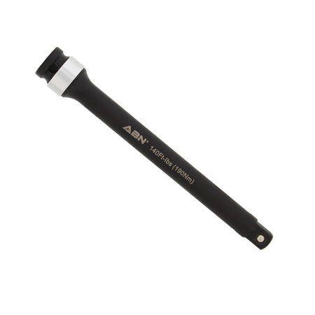 1/2” Inch Drive, 8” Long Torque Socket Extension Bar, Silver 140 ft/lb
