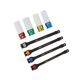 1/2in Drive Impact Socket Set Metric Lug Nut Torque Stick Limiter Kit