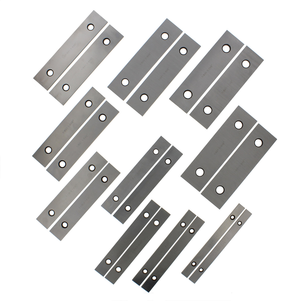 Machinist Thin Parallel Bars Bar Blocks Set 1/2" to 1-5/8” Block Pairs