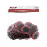 Surface Conditioning Discs - 2” Inch Medium Grit, 25-pack