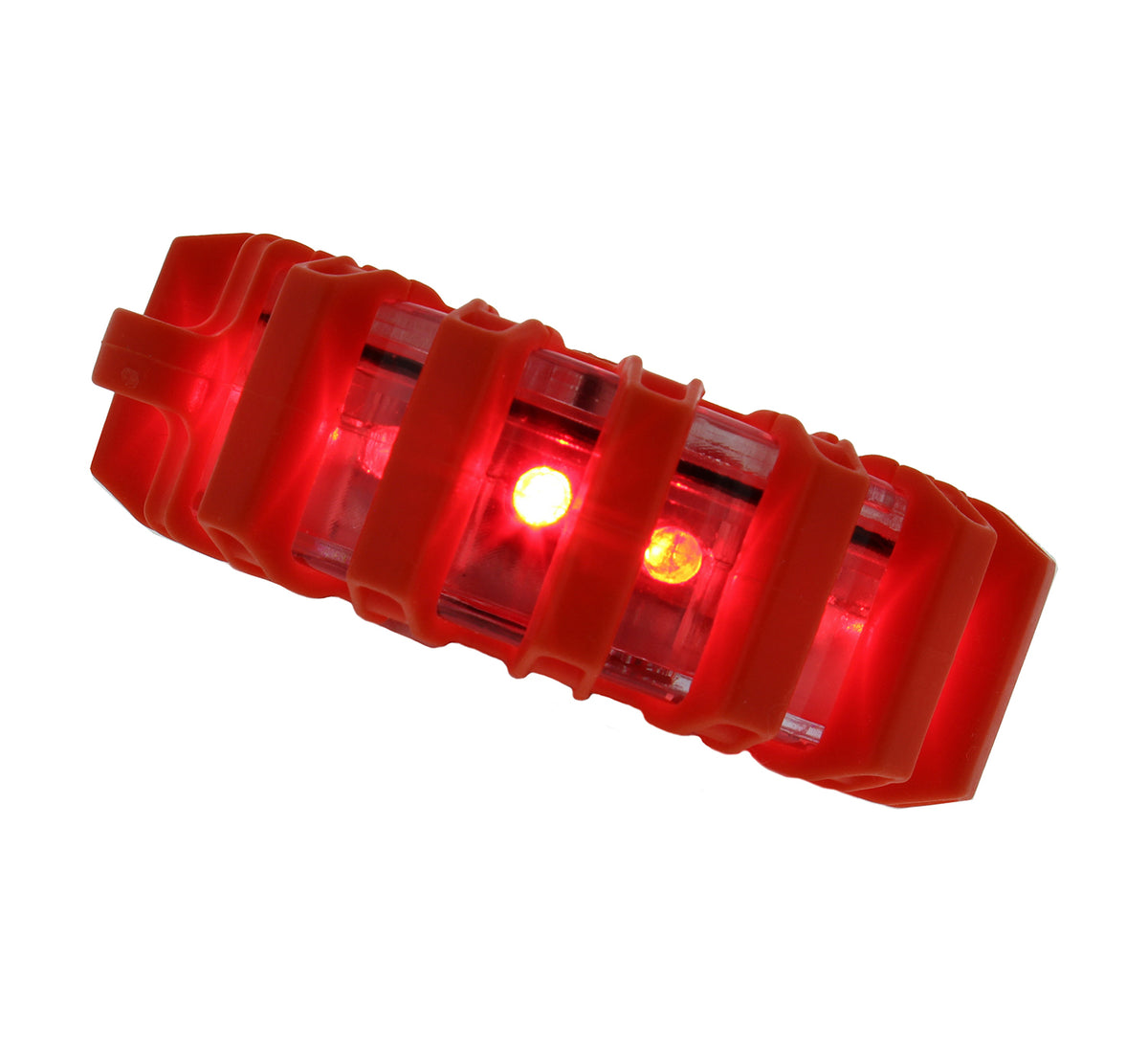 Portable LED Safety Flare Signal Light w/ 9 Warning Light Modes 3-PACK in Red