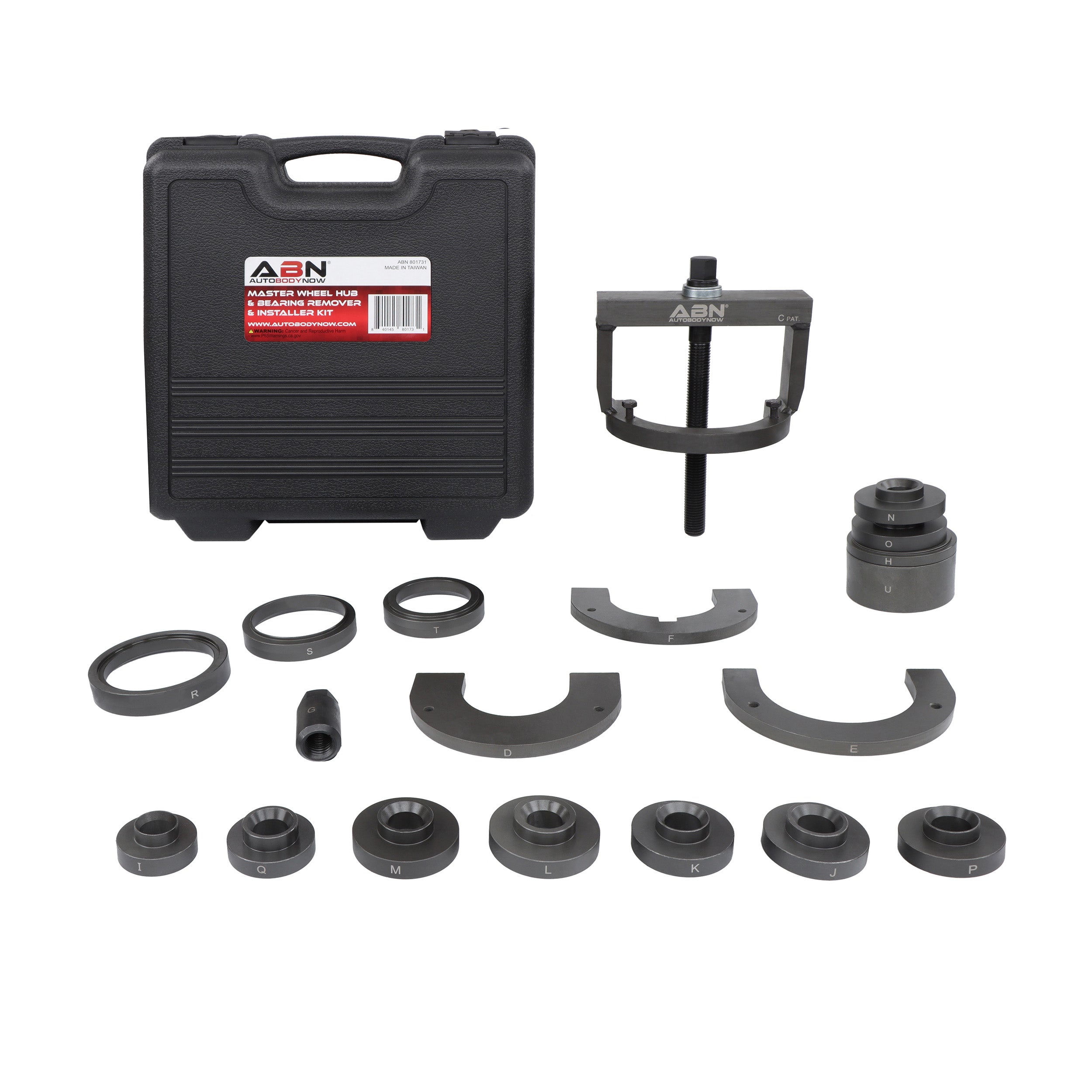 Wheel Bearing Puller Kit - Wheel Bearing Tool Set and Hub Removal Tool