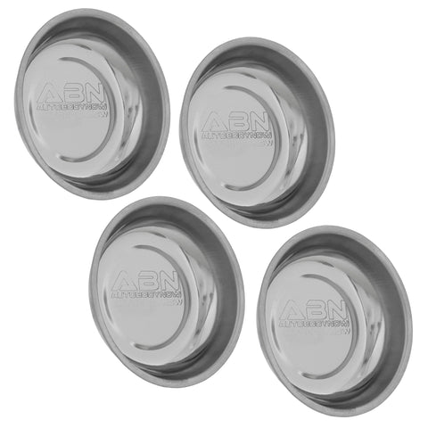 gå kvalitet farvning Magnetic Tool Tray 4pk - 3in Steel Screw And Bolt Magnetic Parts Bowl