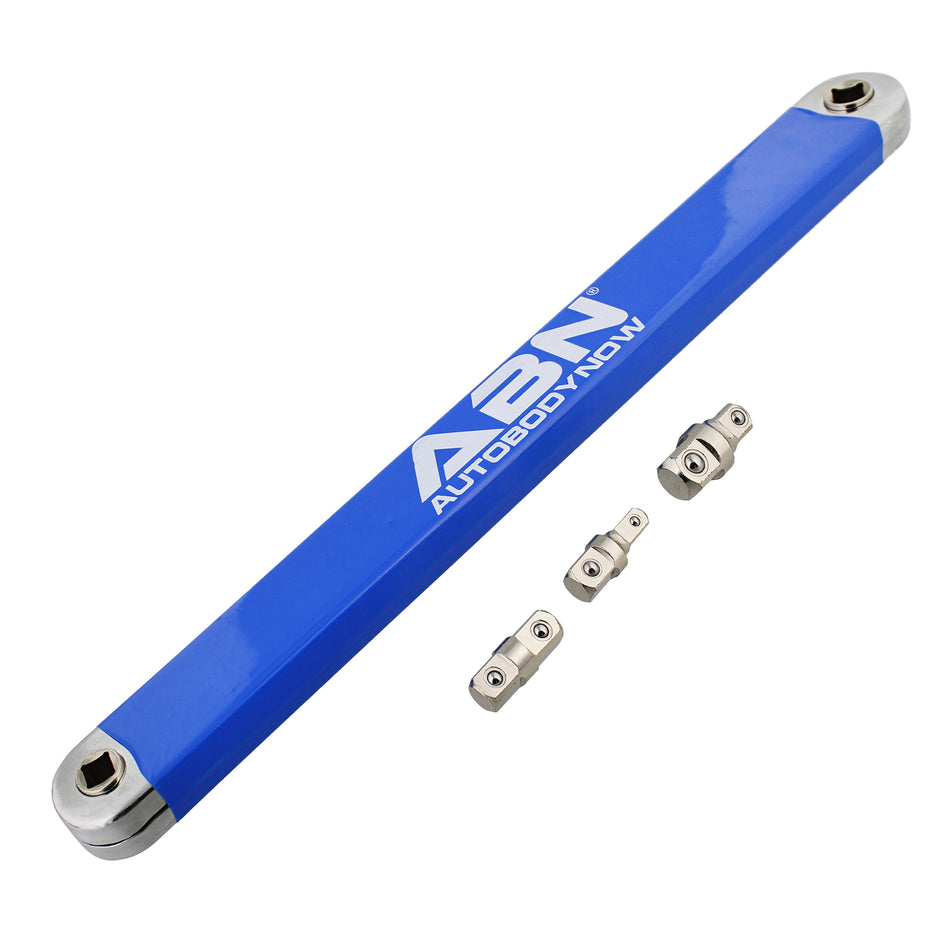 Extension Wrench 15in 3/8in Adapter SAE Non-Swivel Leveraging Ratchet