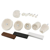Aluminum Polishing Buffing Kit Attachments And Polishing Compound Set