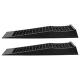 Car Ramps - 2pc Low Rise 28 x 8 x 3in Wheel Chocks Plastic Tire Ramps