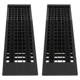 Car Ramps - 2pc Low Rise 28 x 8 x 3in Wheel Chocks Plastic Tire Ramps