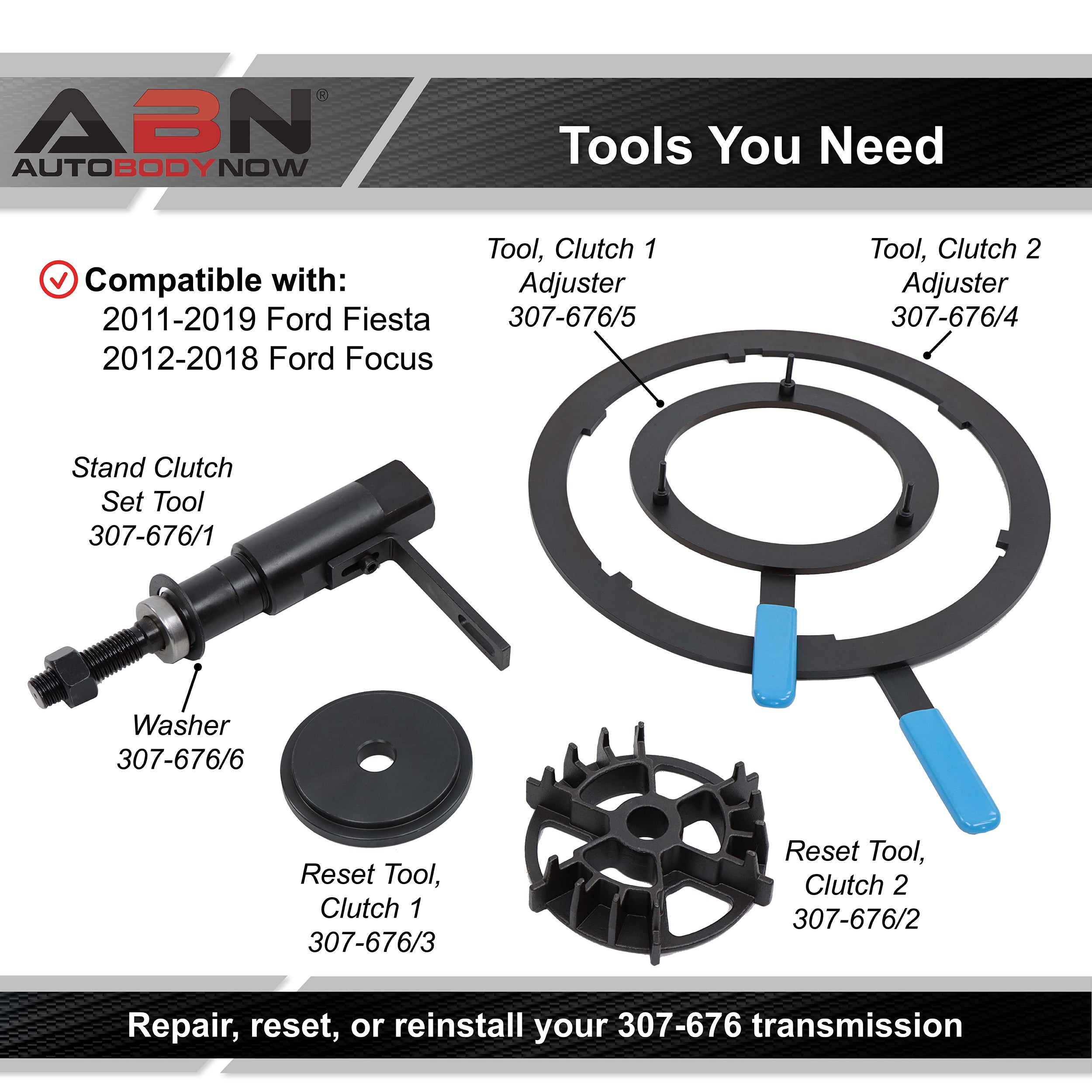 Dual Clutch Transmission Reset Kit - Transmission DPS6 Dual Clutch Kit