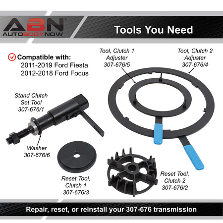 Dual Clutch Transmission Reset Kit - Transmission DPS6 Dual Clutch Kit