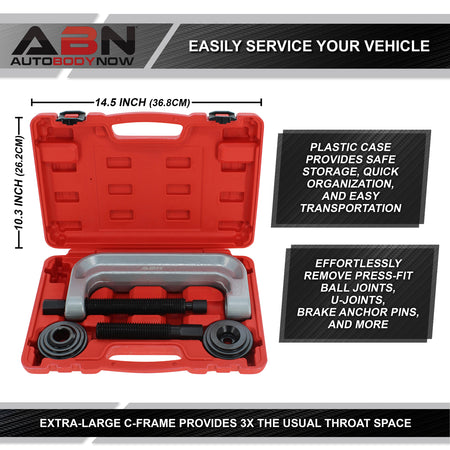 Extra Large Ball Joint Press Kit - Ball Joint Separator and Adapters