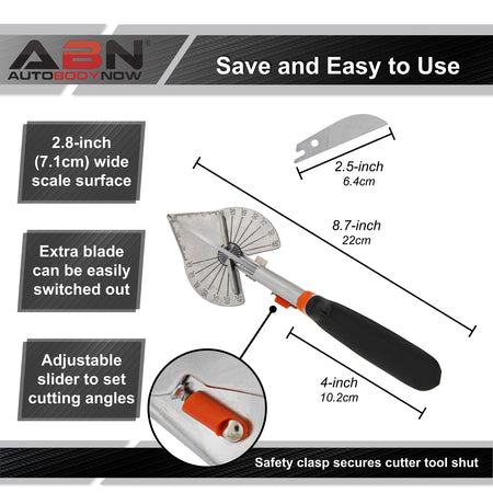 Adjustable Multi Angle Miter Shears Quarter Round Cutting Tool