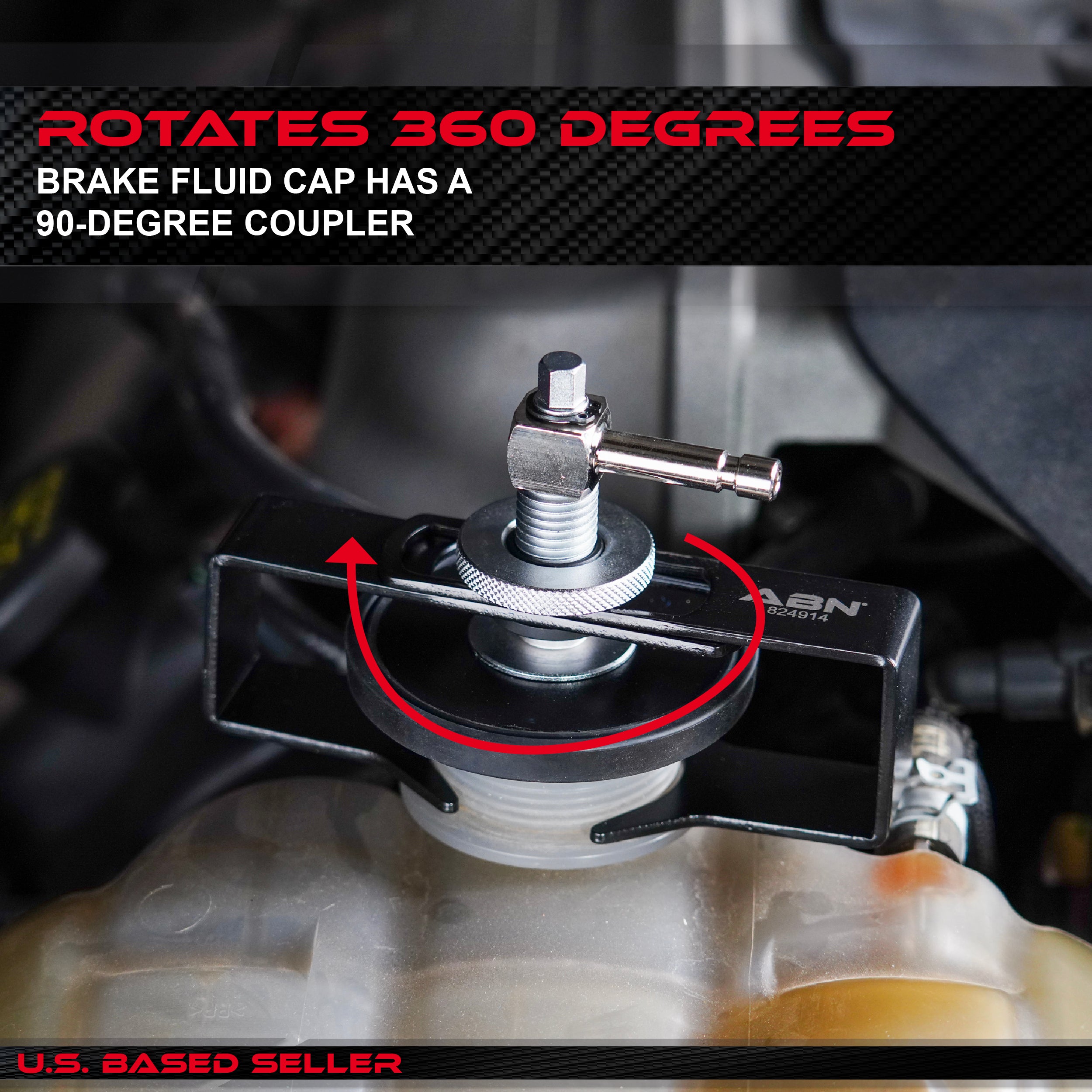 Universal Master Cylinder Adapter - Adjustable 1-2.7in Opening
