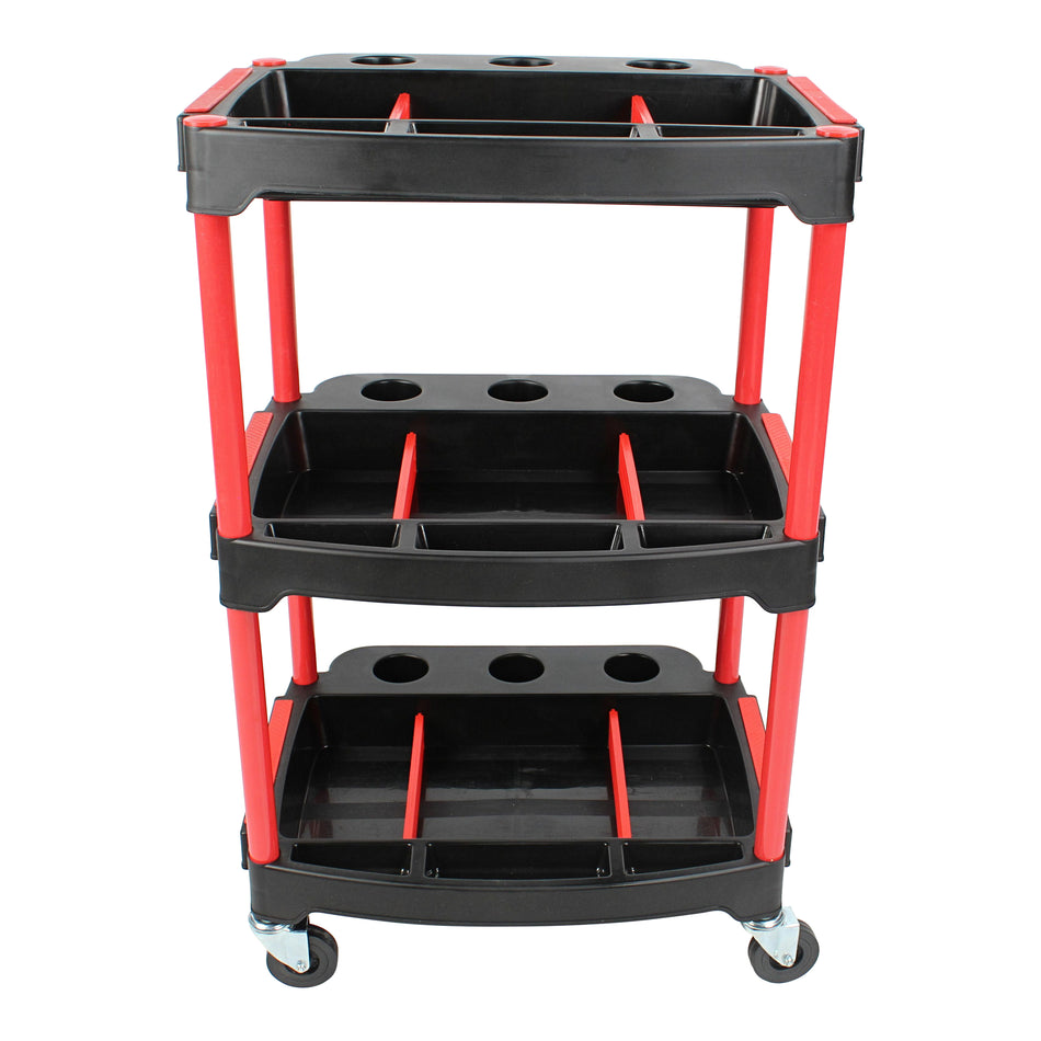 3 Tier Rolling Carts with Wheels Organizer Storage Carts for Detailing