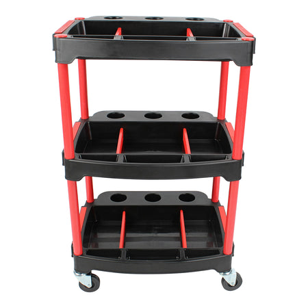 3 Tier Rolling Carts with Wheels Organizer Storage Carts for Detailing