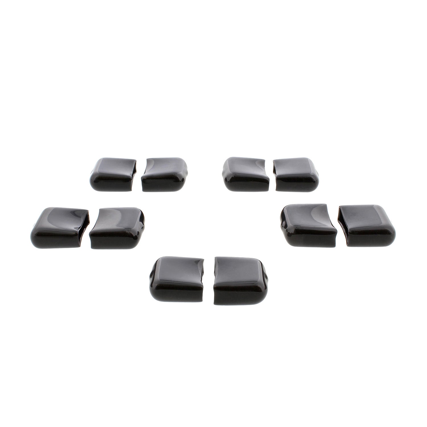 End Caps for Socket Rail Set Aluminum Socket Holder Caps Only 10-Pack