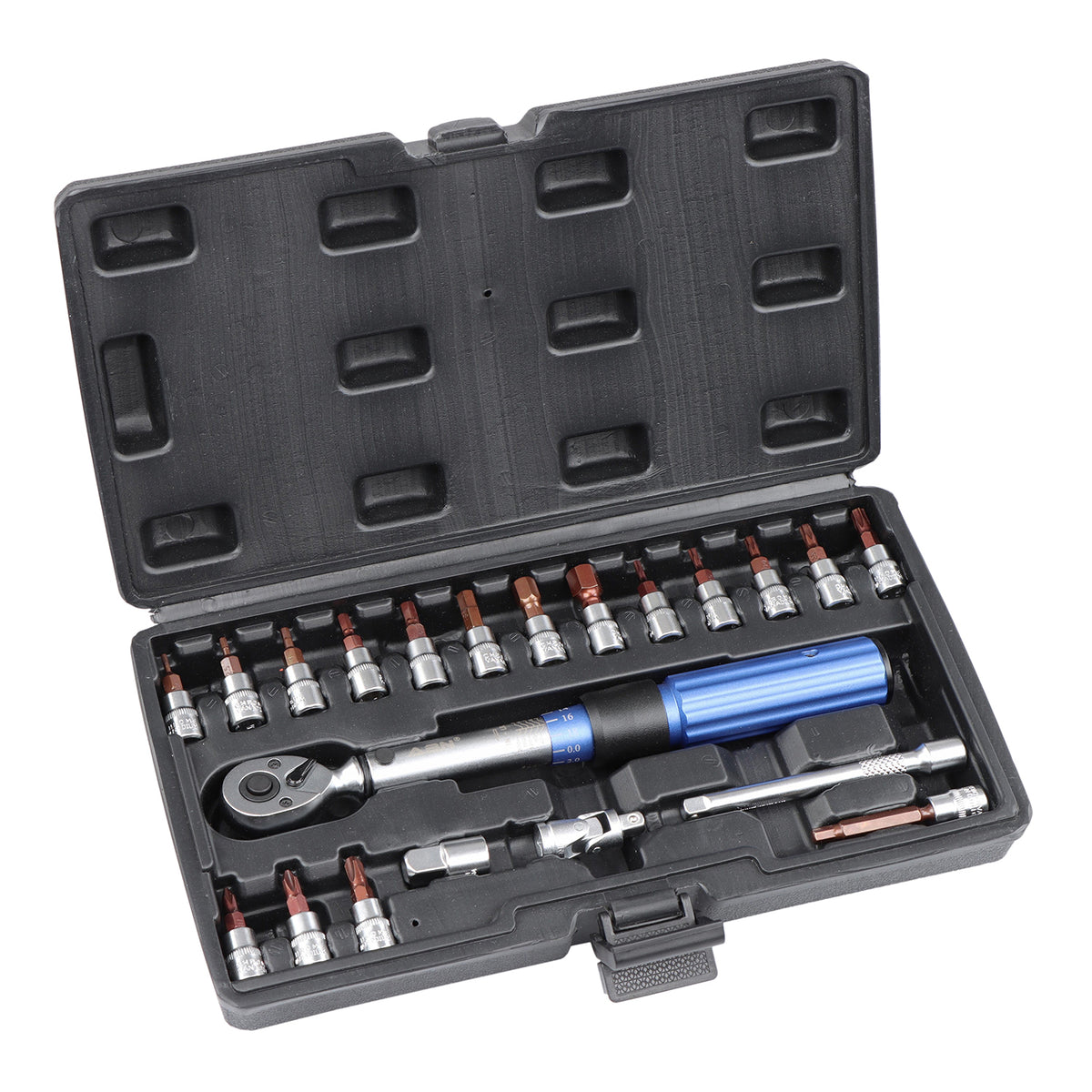 90 Tooth Torque Wrench 1/4 Drive Set - 20-200Inch-Pound Torque Wrench