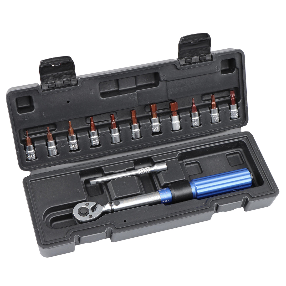 Drive Click Torque Wrench Set 1/4in - 2-20Nm Bicycle Tool Set